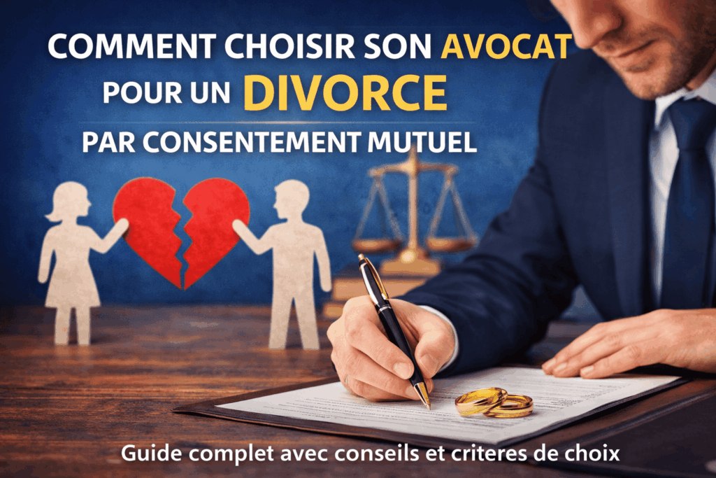 Comment choisir son avocat pour un divorce par consentement mutuel : critères, étapes et conseils en France