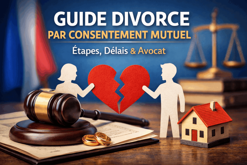 Guide divorce par consentement mutuel : étapes, délais et rôle de l’avocat en France