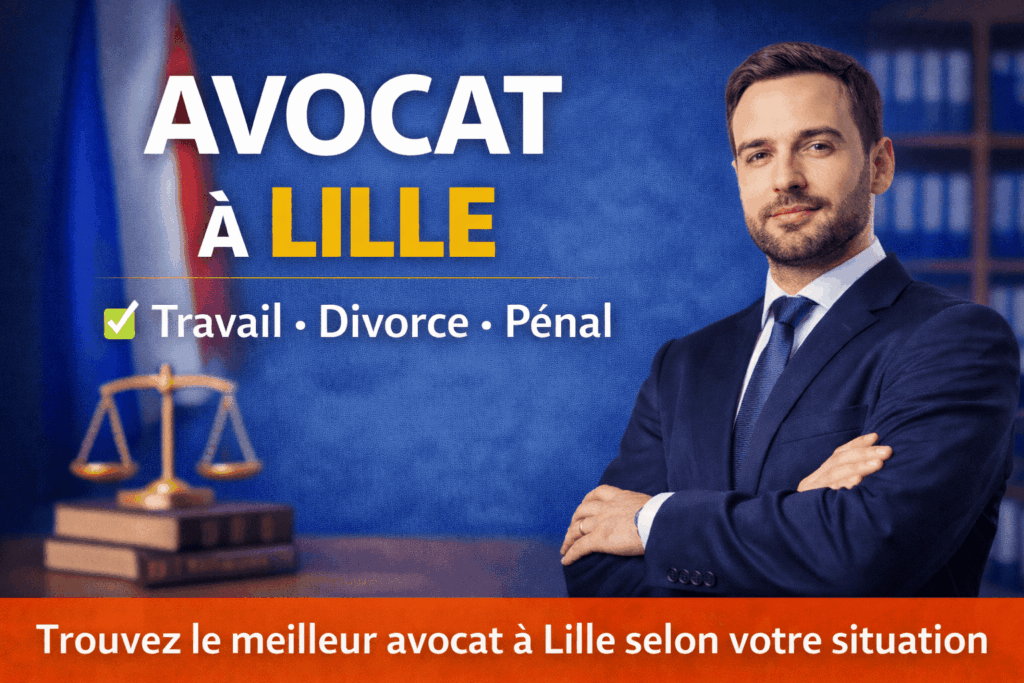 Avocat à Lille : cabinet avocat Lille pour droit du travail, divorce et droit pénal