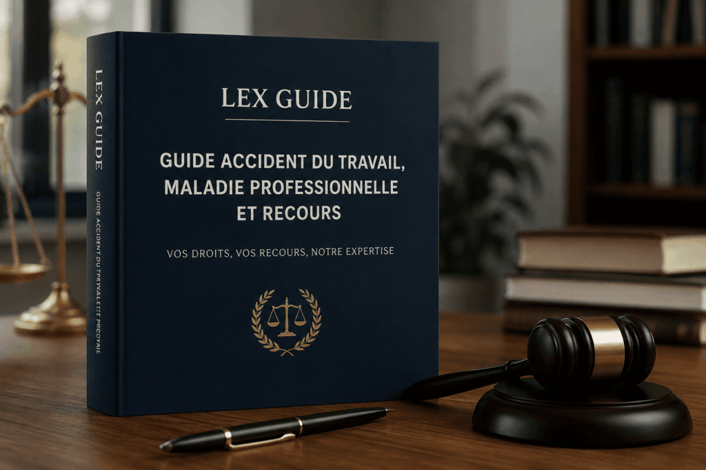 Guide juridique sur les accidents du travail, les maladies professionnelles et les recours des victimes en France.