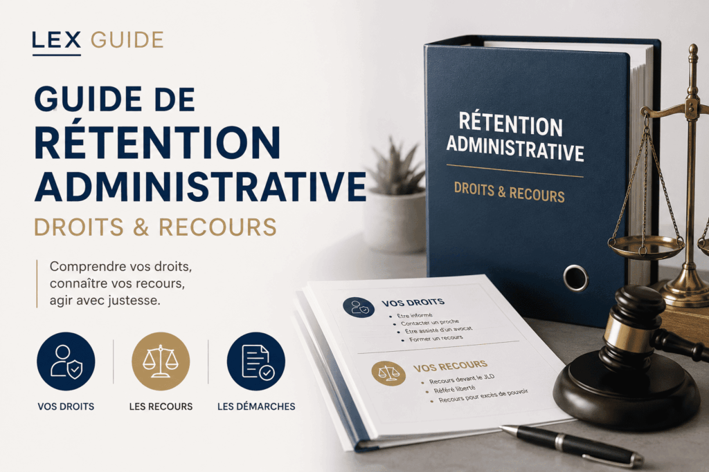 Guide de la rétention administrative : droits des personnes retenues, procédures et recours juridiques en France.