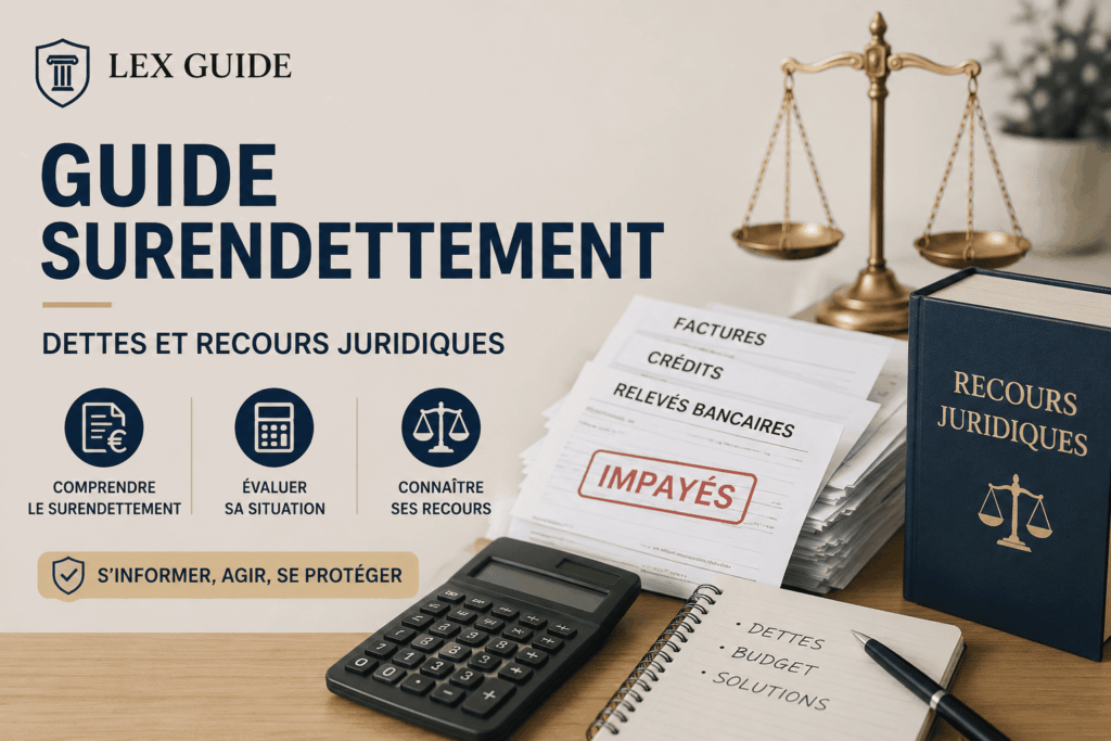 Guide surendettement : comprendre les dettes, les impayés et les recours juridiques pour sortir d'une situation financière difficile.