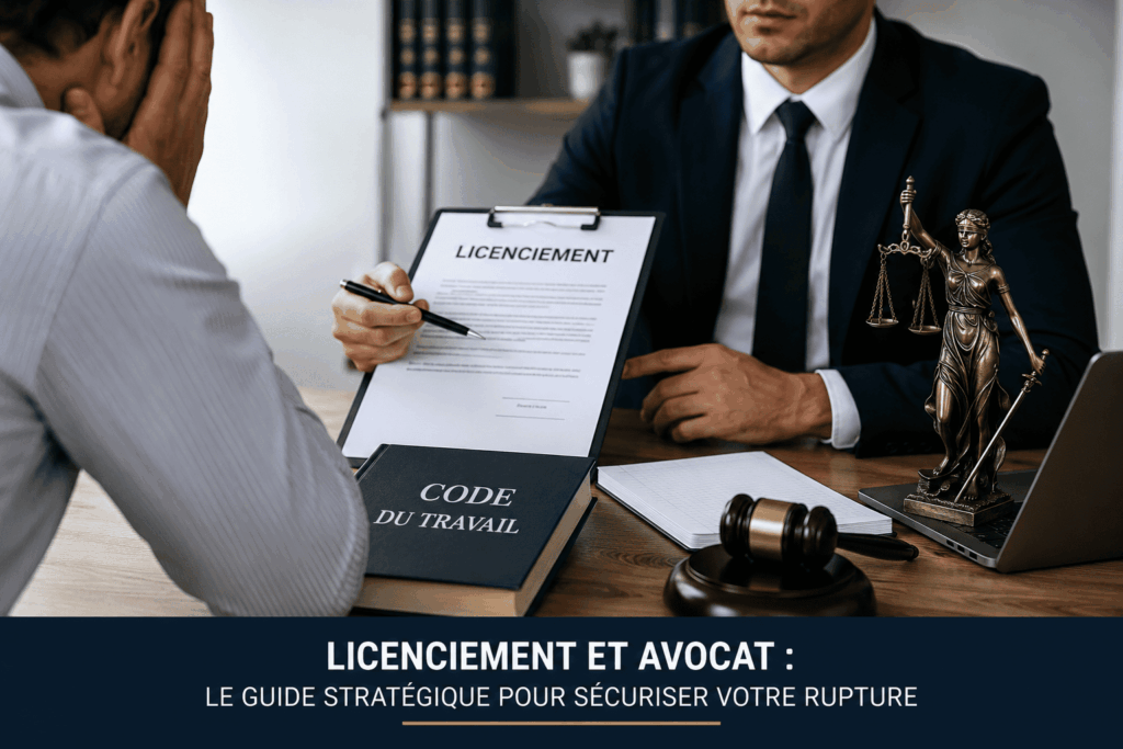 Avocat en droit du travail conseillant un salarié après un licenciement afin de sécuriser la rupture du contrat de travail.