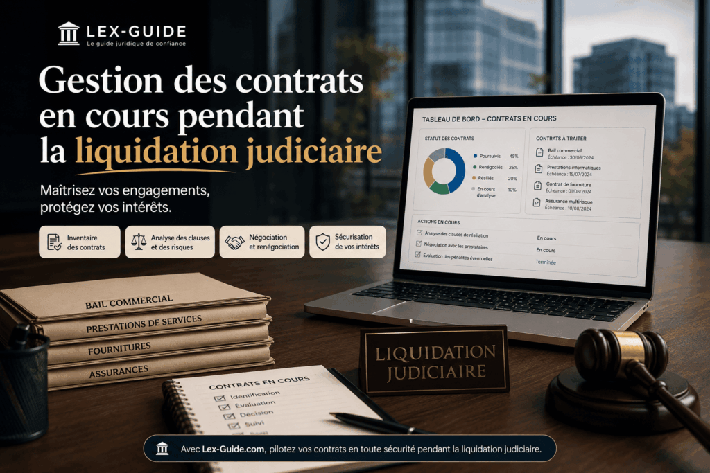 Gestion des contrats en cours pendant une liquidation judiciaire